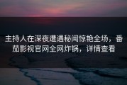 主持人在深夜遭遇秘闻惊艳全场，番茄影视官网全网炸锅，详情查看