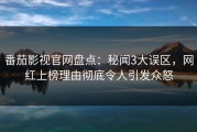 番茄影视官网盘点：秘闻3大误区，网红上榜理由彻底令人引发众怒
